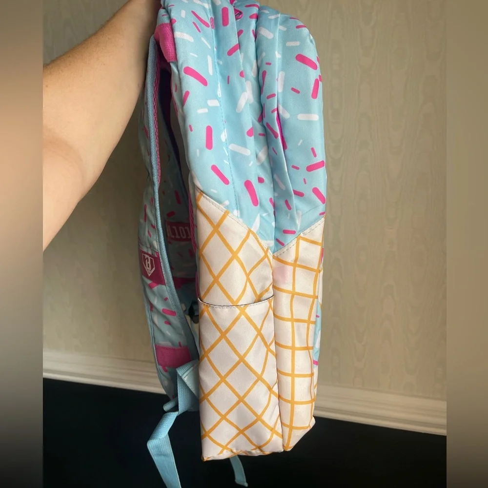 Baseball Lifestyle 101 Backpack Ice Cream Drip Cotton Candy Blue - Picture 4 of 10